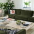 Sits Cloud Set1 tissu Moss D.Green Sits Cloud